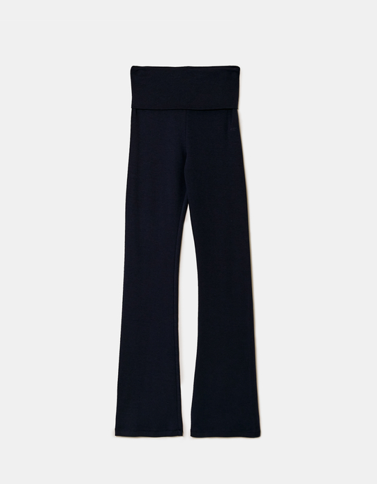 TALLY WEiJL, Pantalone Basico Blu in cotone for Women