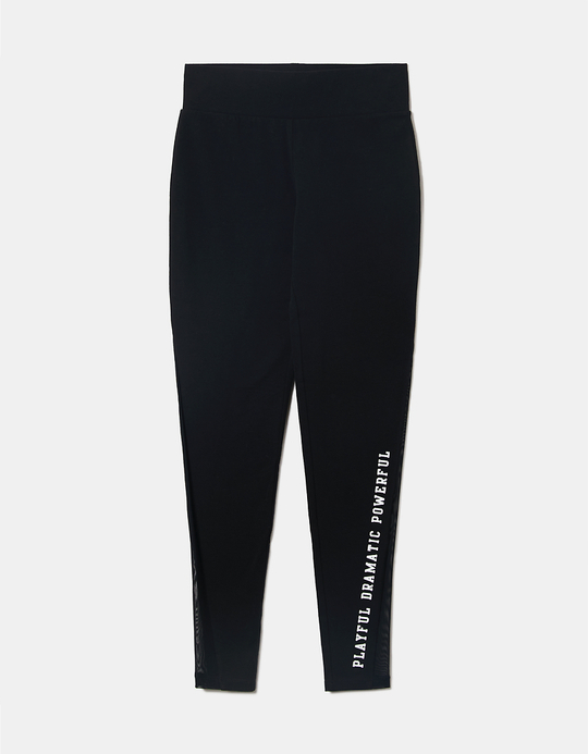 TALLY WEiJL, Schwarze High Waist Basic Leggings for Women