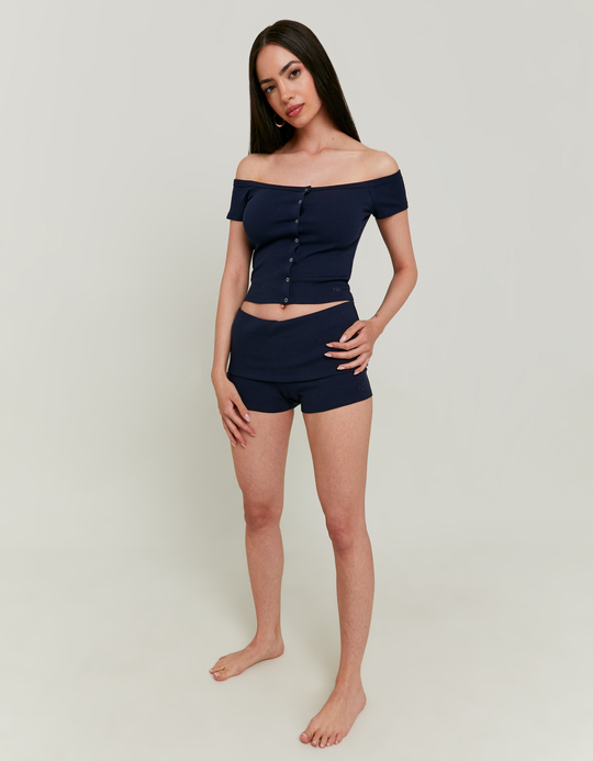 TALLY WEiJL, Σορτς Basic Μπλε for Women