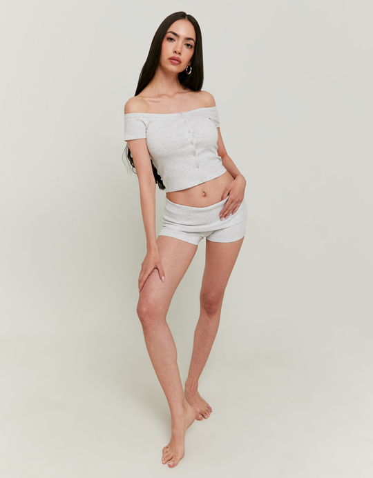 TALLY WEiJL, Σορτς Basic Γκρι for Women