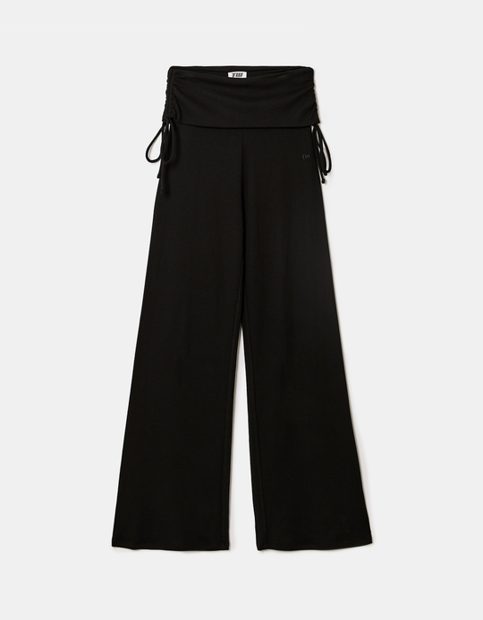TALLY WEiJL, Legging Nero a Zampa Vita Media for Women