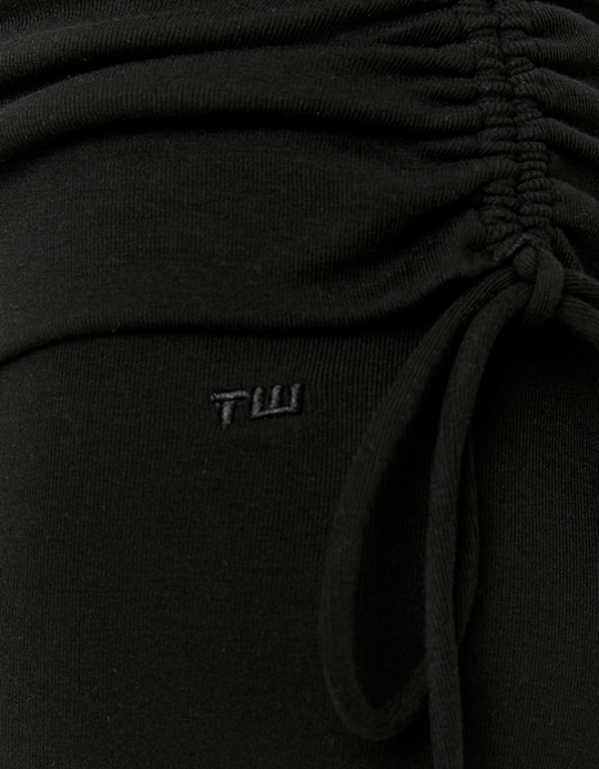 TALLY WEiJL, Legging Nero a Zampa Vita Media for Women