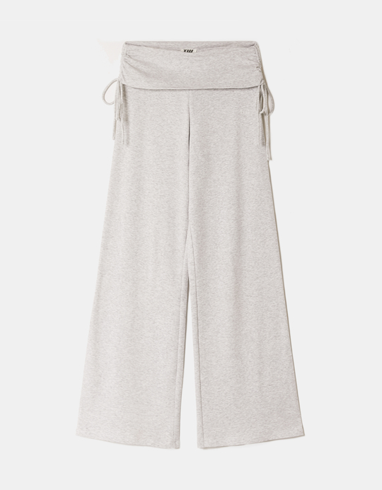 TALLY WEiJL, Leggings flare grigi a vita media for Women