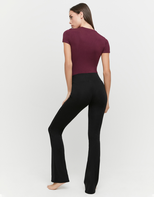 TALLY WEiJL, Basic Black Cotton Leggings for Women