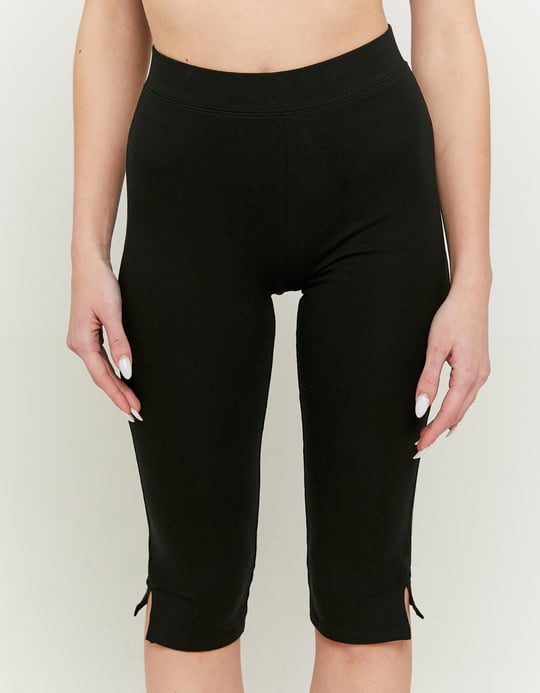 TALLY WEiJL, Leggings Capri Neri Basici for Women