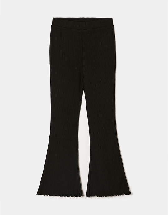 TALLY WEiJL, Schwarze High Waist Flare Leggings for Women