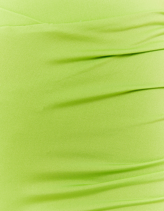 TALLY WEiJL, Πράσινο Ruched ποδηλατικό σορτς for Women