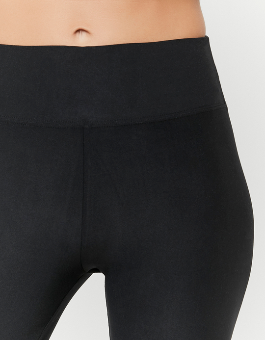 TALLY WEiJL, Schwarze Leggings mit Mittlerer Bundhöhe for Women