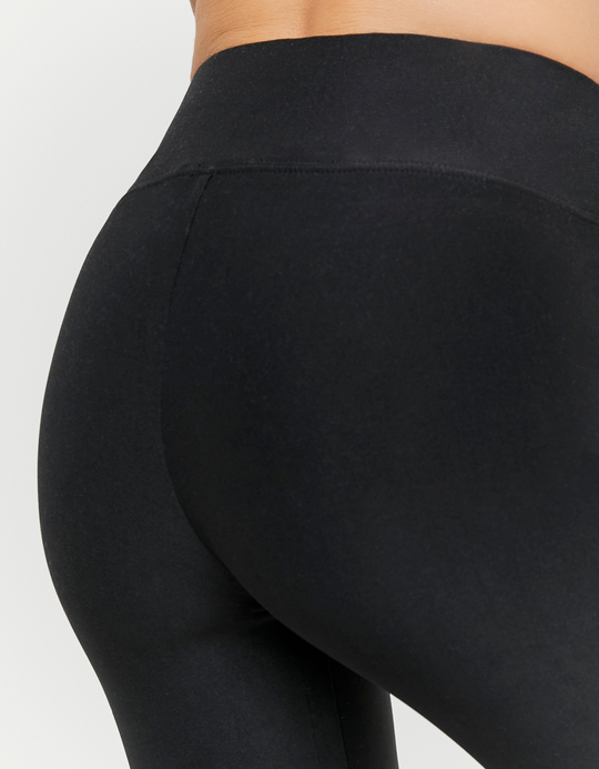 TALLY WEiJL, Schwarze Leggings mit Mittlerer Bundhöhe for Women