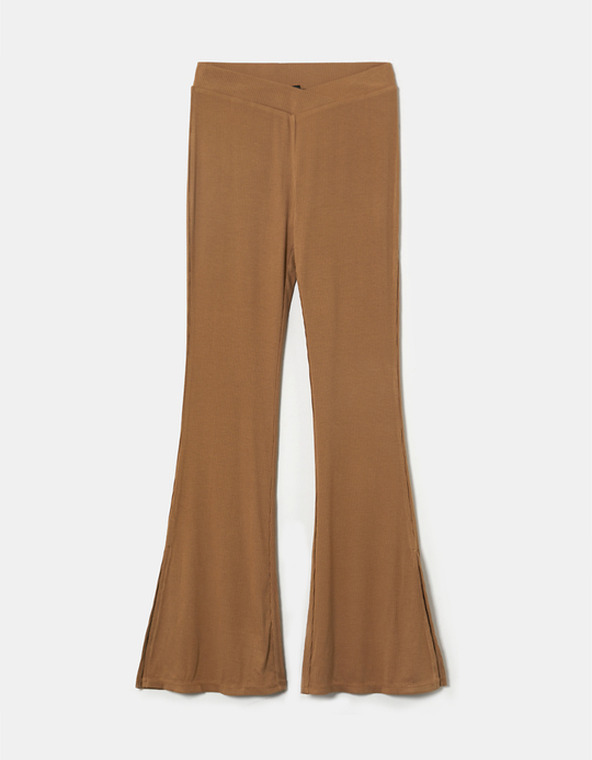 TALLY WEiJL, Legging Flare Marron for Women