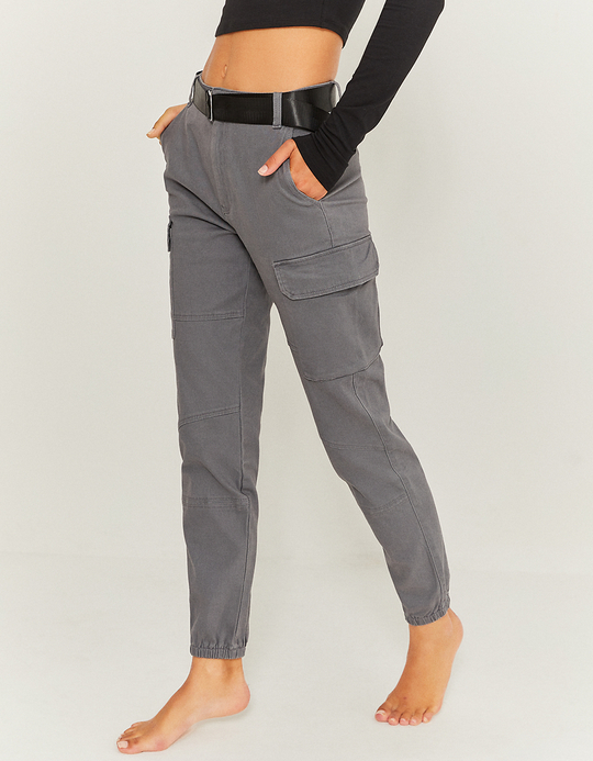 TALLY WEiJL, Grey Cargo Jogger for Women