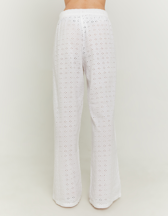 TALLY WEiJL, Pantaloni Wide Leg Bianchi for Women