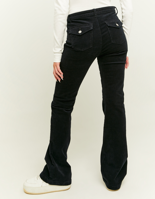 TALLY WEiJL, Black Corduroy Bootcut Pant for Women
