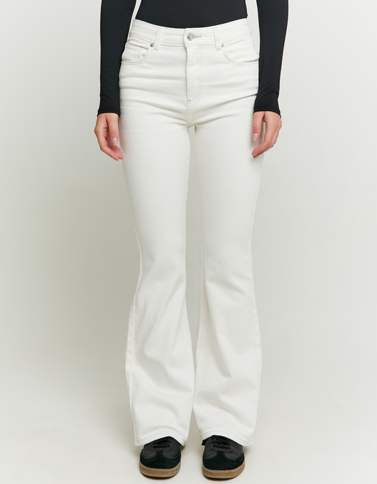 TALLY WEiJL, High Waist Skinny Flare Hosen for Women