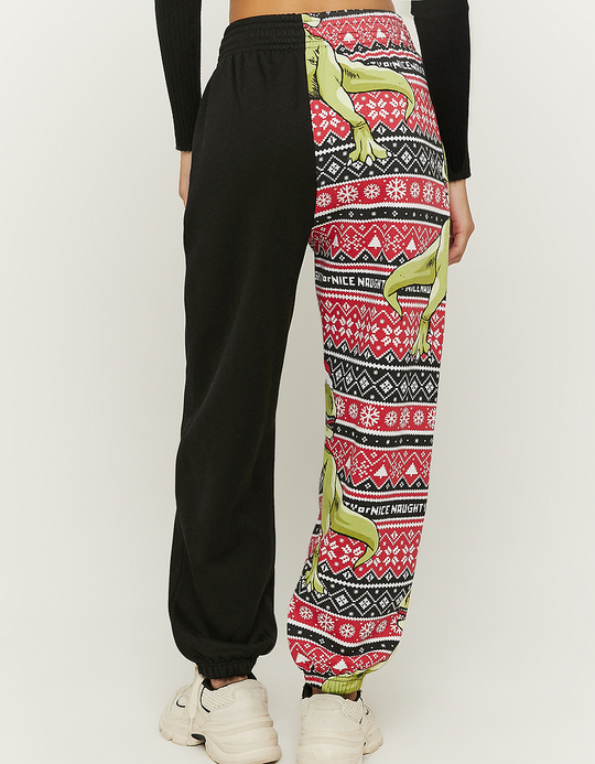TALLY WEiJL, Pantaloni da Jogging Stampati a Vita Alta Neri for Women