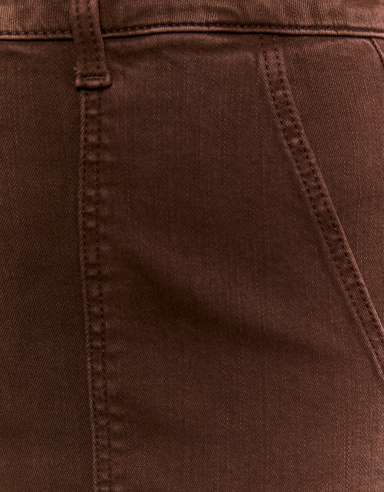 TALLY WEiJL, Pantalon Cargo Taille Haute Marron for Women