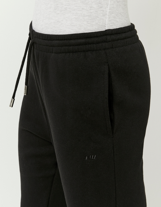 TALLY WEiJL, Παντελόνι Jogger Low Waist Bootcut Μαύρο for Women
