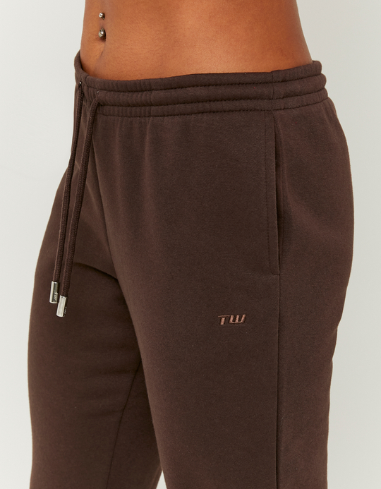 TALLY WEiJL, Παντελόνι Jogger Low Waist Bootcut Καφέ for Women