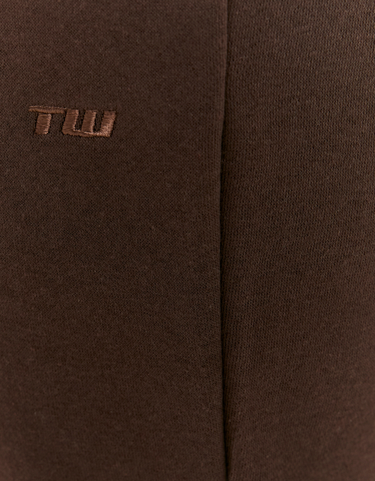 TALLY WEiJL, Παντελόνι Jogger Low Waist Bootcut Καφέ for Women