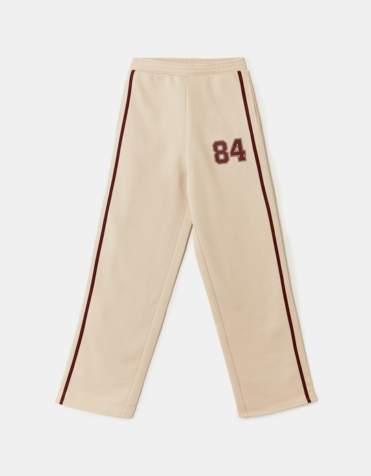 TALLY WEiJL, Pantaloni Jogging beige a righe con stampa for Women