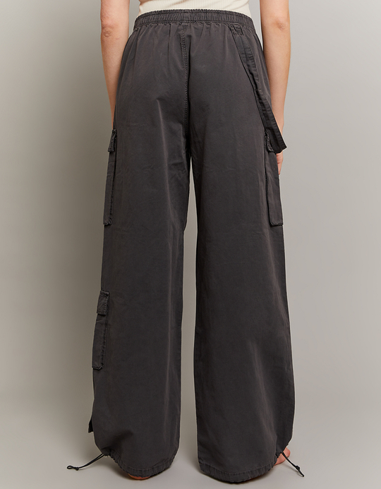 TALLY WEiJL, Pantalon large cargo taille haute gris for Women