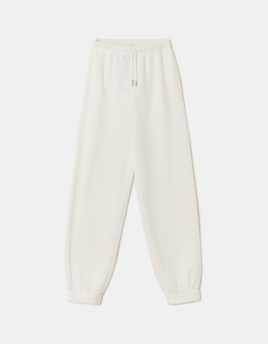 TALLY WEiJL, White Regular Jogger for Women