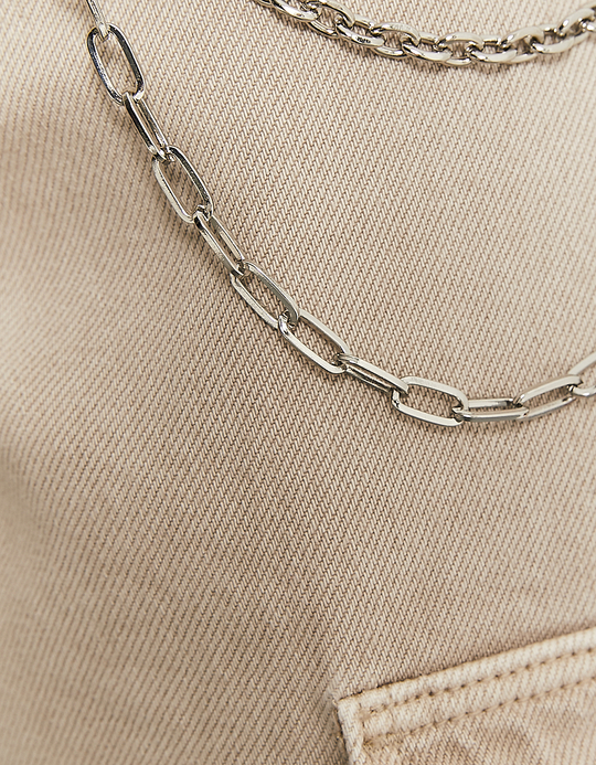 TALLY WEiJL, Pantalon Cargo Taille Haute avec chaîne for Women