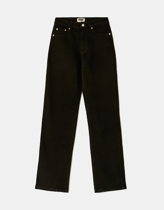 TALLY WEiJL, Pantalon Noir Droit Taille Haute for Women