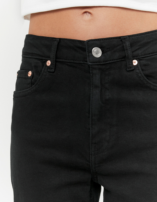 TALLY WEiJL, Pantalon Noir Droit Taille Haute for Women