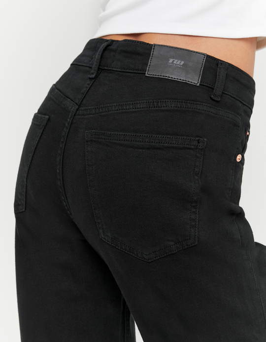 TALLY WEiJL, Pantalon Noir Droit Taille Haute for Women