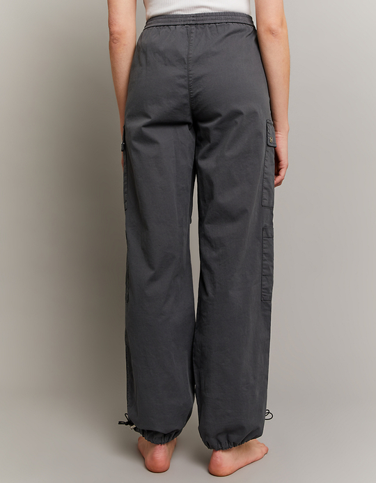 TALLY WEiJL, Pantaloni Parachute a Vita Alta Grigi for Women