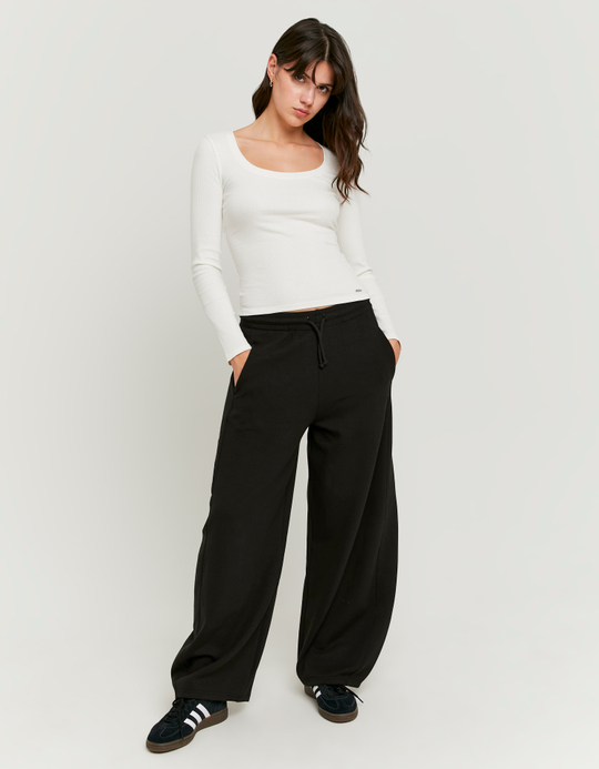 TALLY WEiJL, Pantaloni da Jogging Larghi Neri for Women