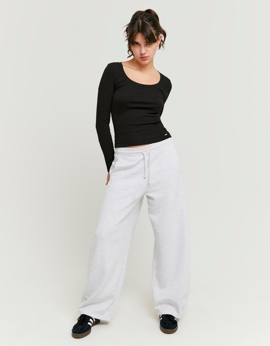 TALLY WEiJL, Pantaloni da Jogging Larghi Grigi for Women