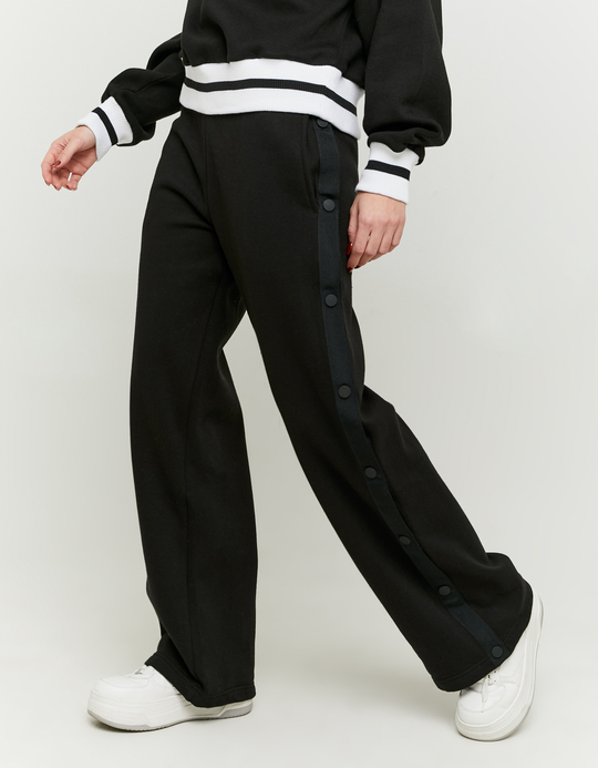TALLY WEiJL, Jogging Noir à Jambes Larges for Women