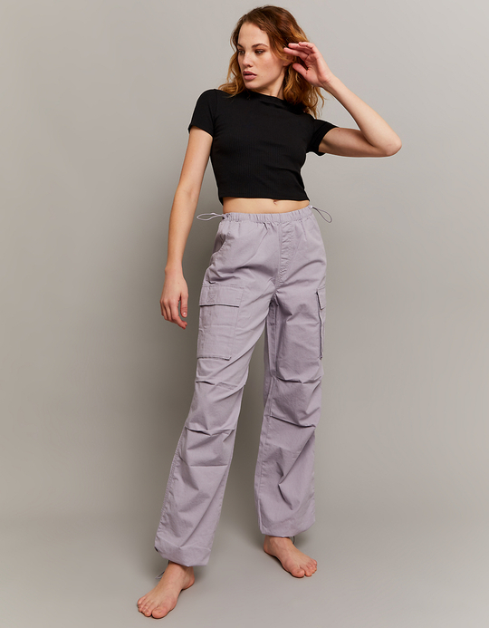 TALLY WEiJL, Lila Cargo Parachute Hose for Women