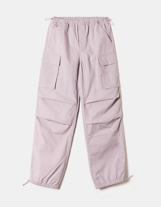 TALLY WEiJL, Pantalon parachute cargo lilas for Women