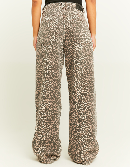 TALLY WEiJL, Leo Print Skater Jeans for Women