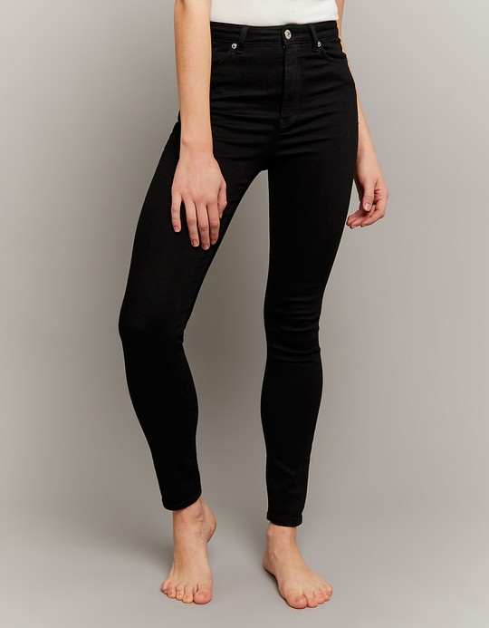TALLY WEiJL, Jeans Neri Skinny A Vita Alta for Women