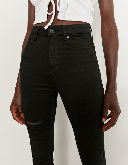 TALLY WEiJL, Pantalon Noir Taille Haute Skinny for Women