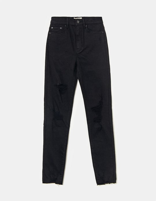 TALLY WEiJL, Pantalon Noir Taille Haute Skinny for Women