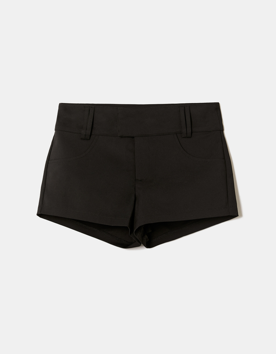 TALLY WEiJL, Schwarze Fitted Mini Shorts for Women