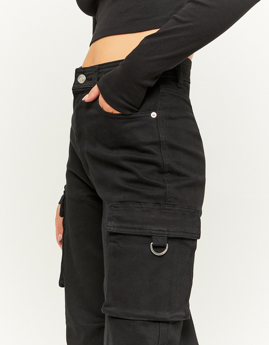 TALLY WEiJL, Pantalon parachute cargo noir for Women
