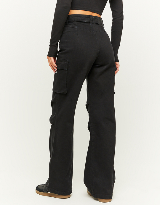 TALLY WEiJL, Pantalon parachute cargo noir for Women