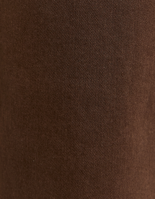 TALLY WEiJL, Παντελόνι High Waist Wide Leg Καφέ for Women
