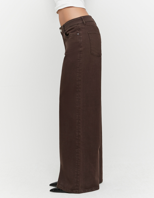 TALLY WEiJL, Brown Wide Leg Trousers for Women