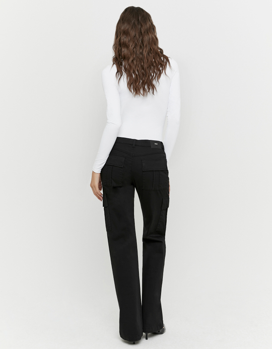 TALLY WEiJL, Black Bootcut Trousers for Women