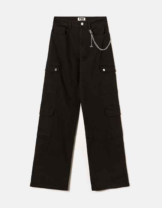 TALLY WEiJL, Pantalon Cargo Droit Taille Haute for Women