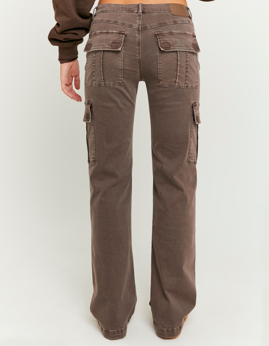 TALLY WEiJL, Braune Bootcut Cargohose for Women