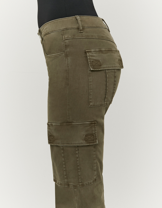 TALLY WEiJL, Pantalon Cargo Bootcut Kaki for Women