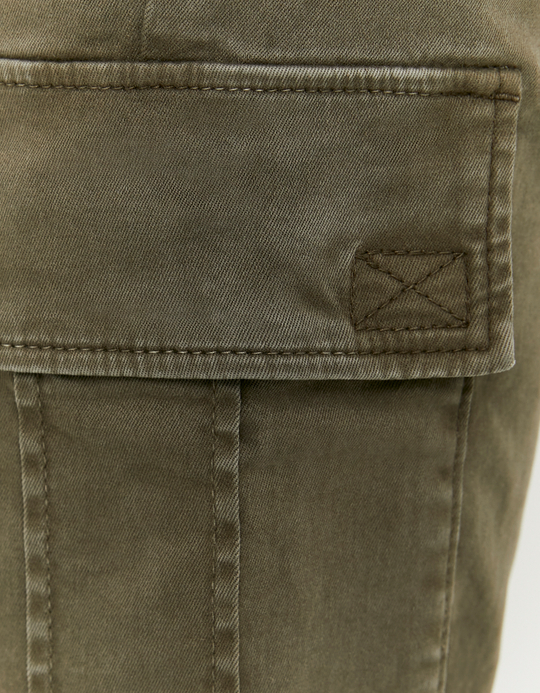 TALLY WEiJL, Pantalon Cargo Bootcut Kaki for Women